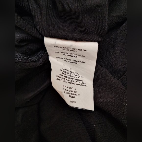 bebe Asymmetrical Corset Dress Black Ruched Midi Whimsigoth Vamp Fairy LBD S - Picture 6 of 9